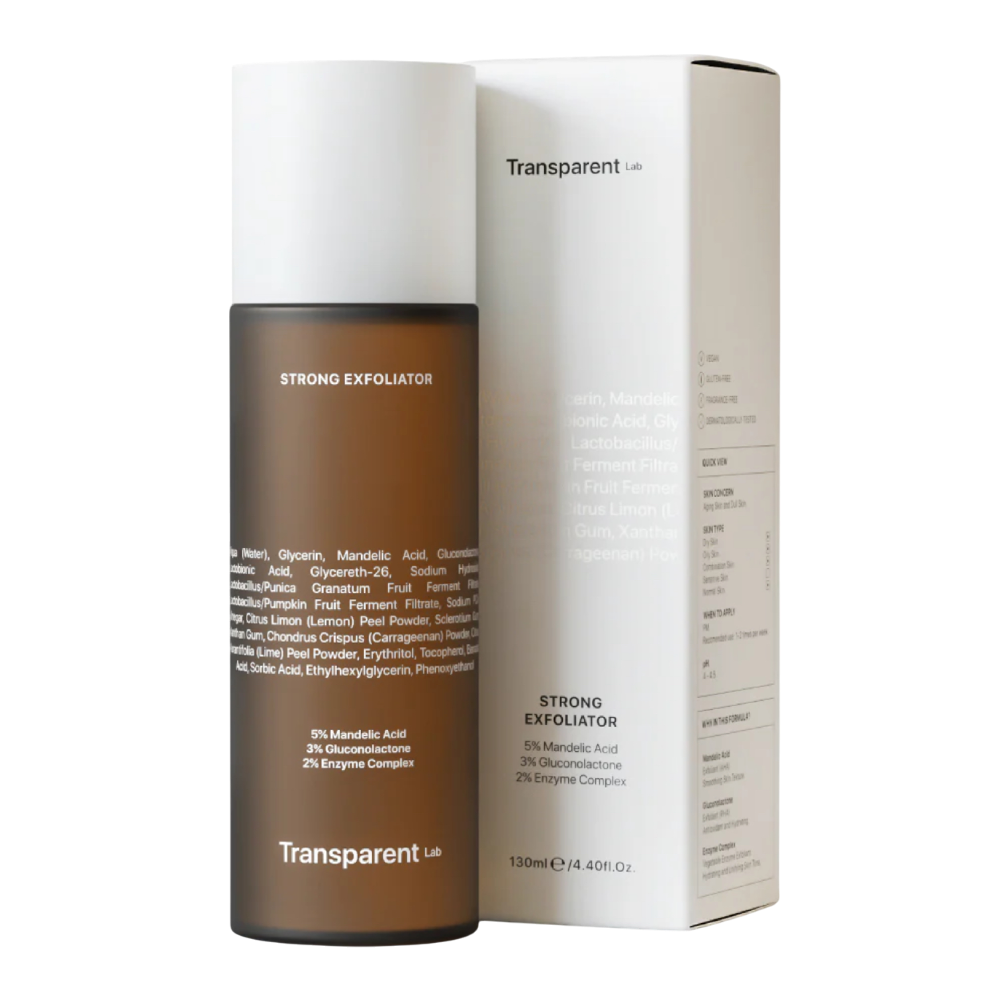 TRANSPARENT LAB Strong Exfoliatior 130ml - Інтенсивний кислотний пілінг-тонер - фото №1